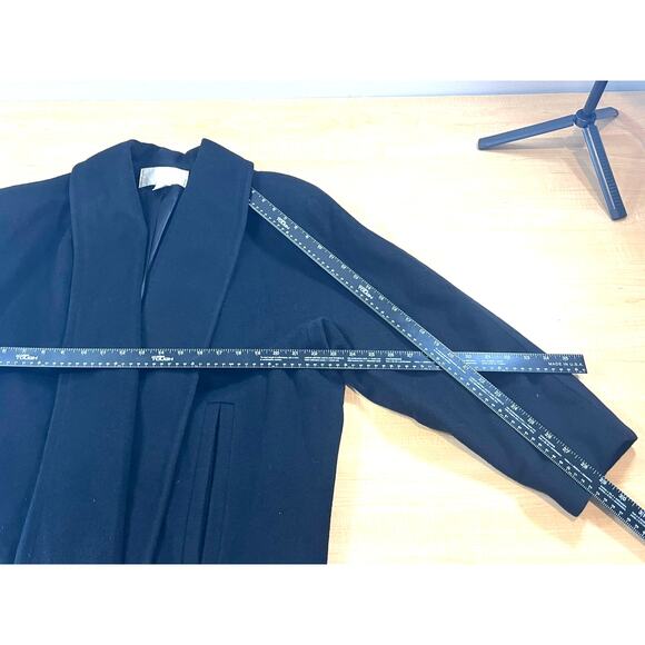 Vintage The Limited Wool Blend Jacket Black Womans Size L - Picture 6 of 8